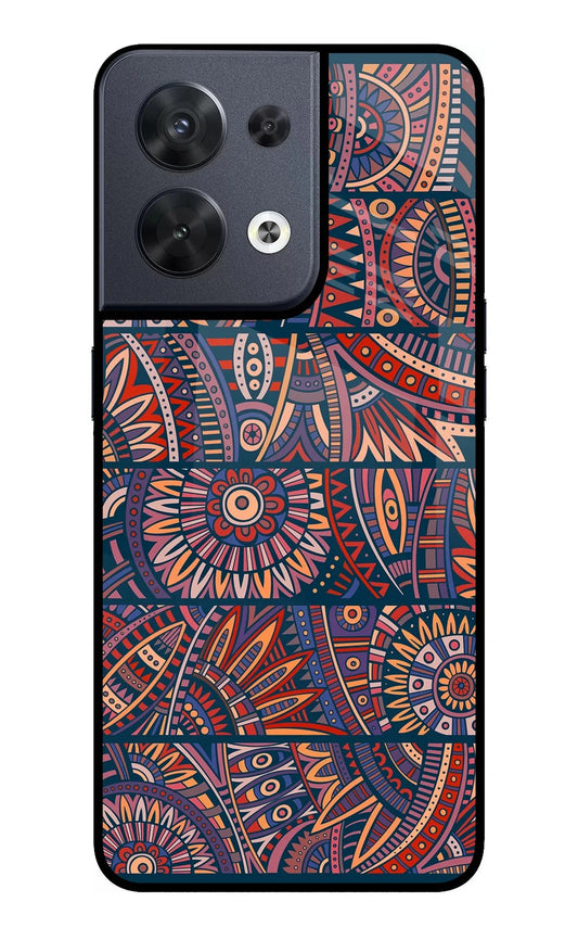 African Culture Design Oppo Reno8 Back Cover