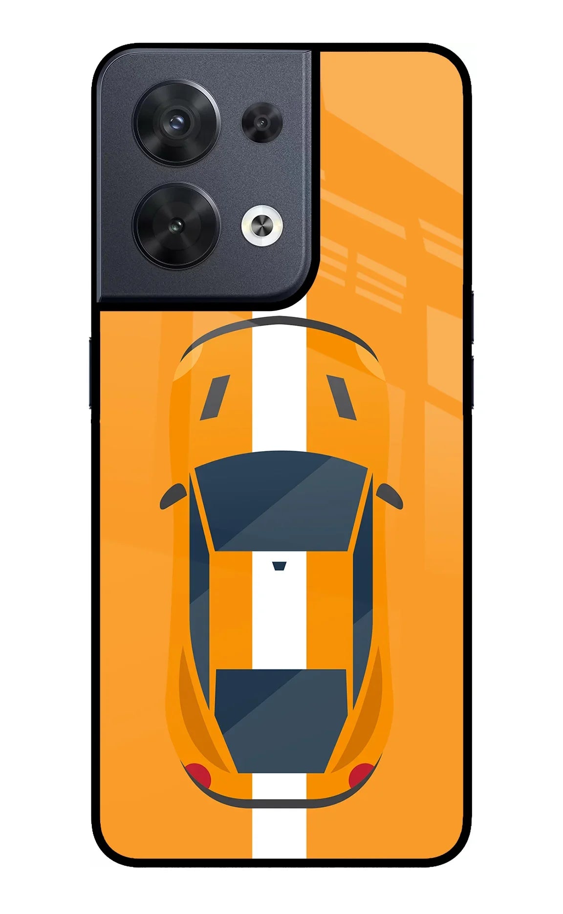 Highway Pursuit Oppo Reno8 Glass Case