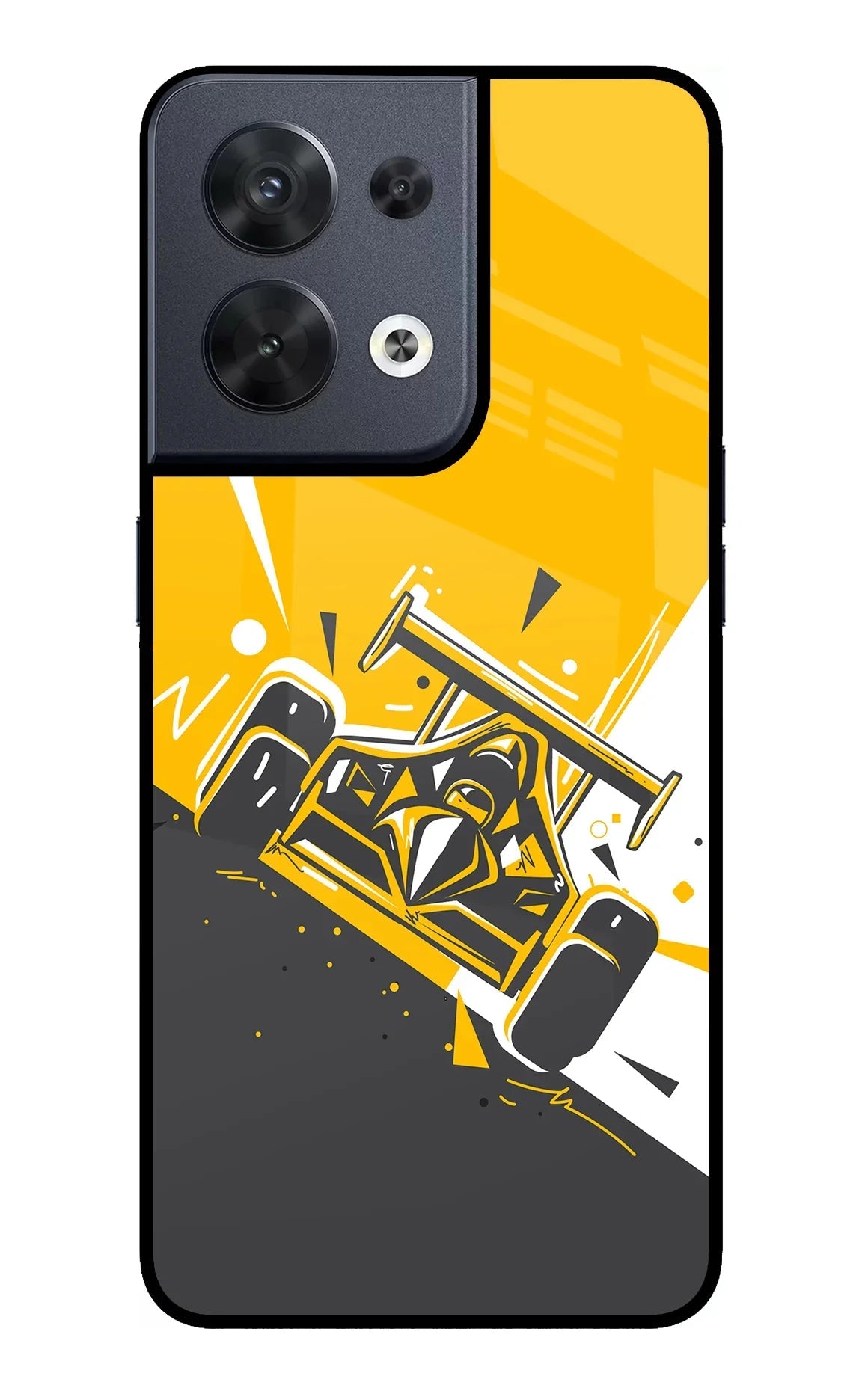 Track King Oppo Reno8 Glass Case