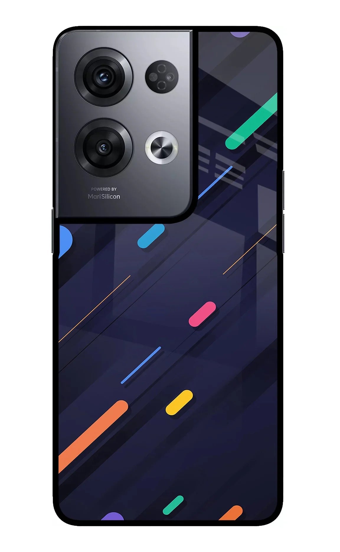Abstract Design Oppo Reno8 Pro Back Cover
