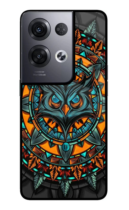 Angry Owl Art Oppo Reno8 Pro Back Cover
