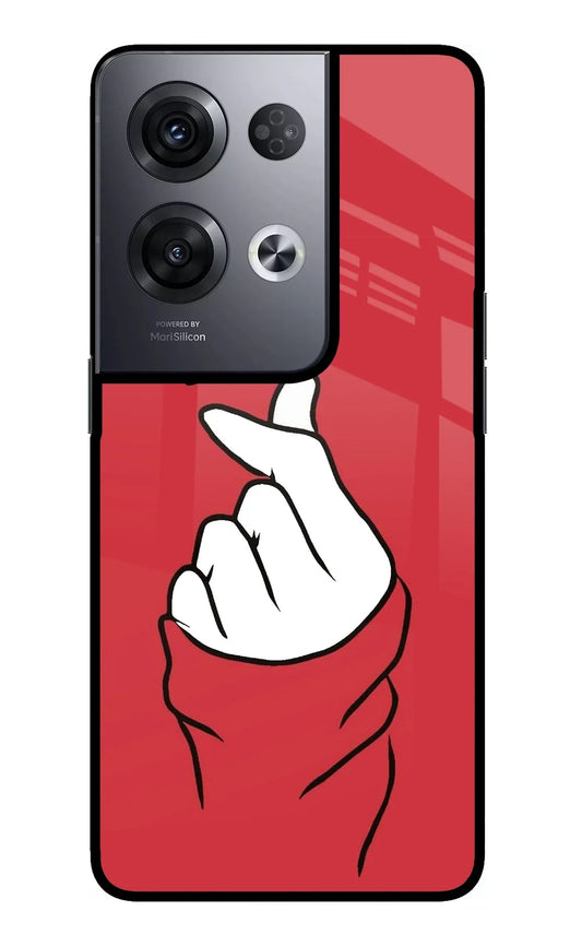 Korean Love Sign Oppo Reno8 Pro Back Cover