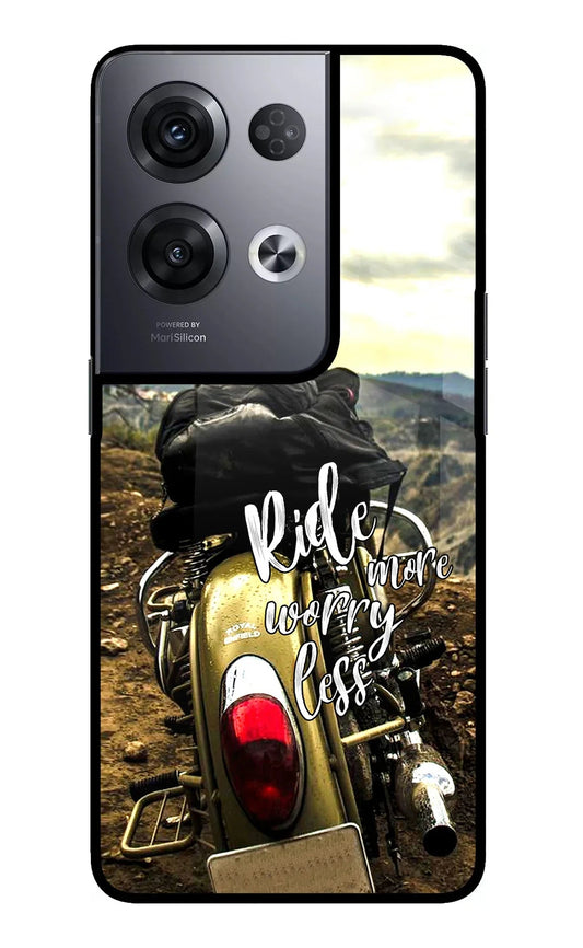 Ride More Worry Less Oppo Reno8 Pro Back Cover