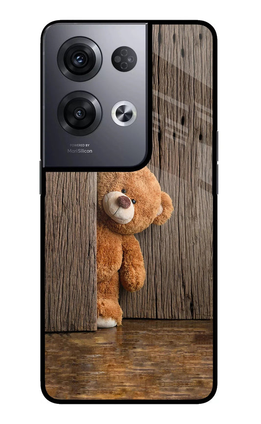 Teddy Wooden Oppo Reno8 Pro Back Cover