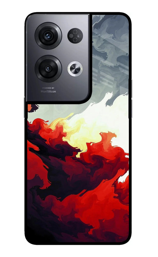 Fire Cloud Oppo Reno8 Pro Back Cover