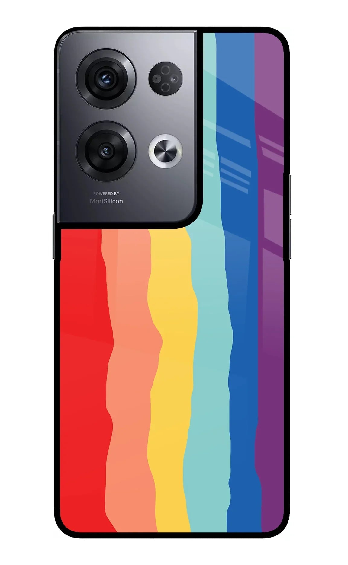 Rainbow Oppo Reno8 Pro Back Cover