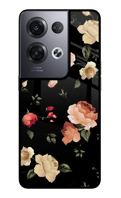 Flowers Oppo Reno8 Pro Back Cover