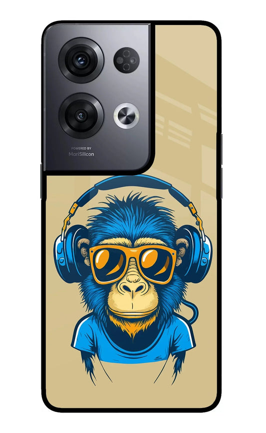 Monkey Headphone Oppo Reno8 Pro Back Cover