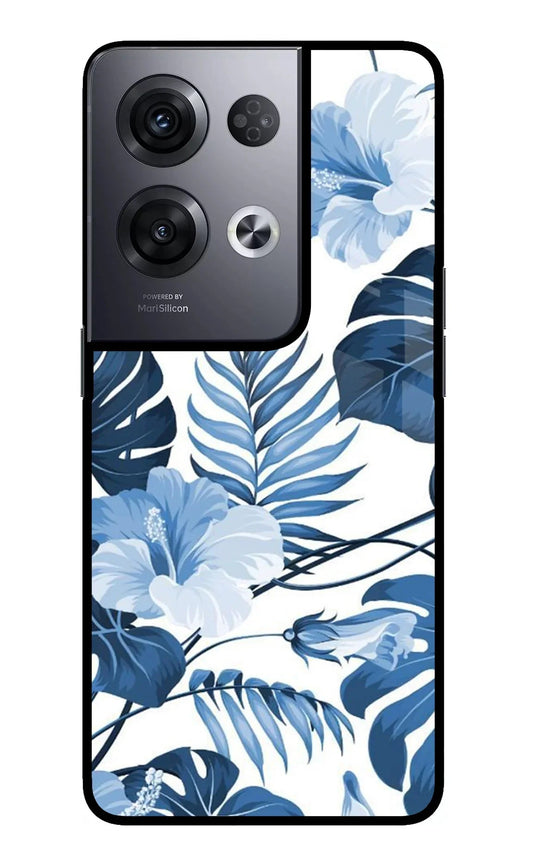 Fabric Art Oppo Reno8 Pro Glass Case