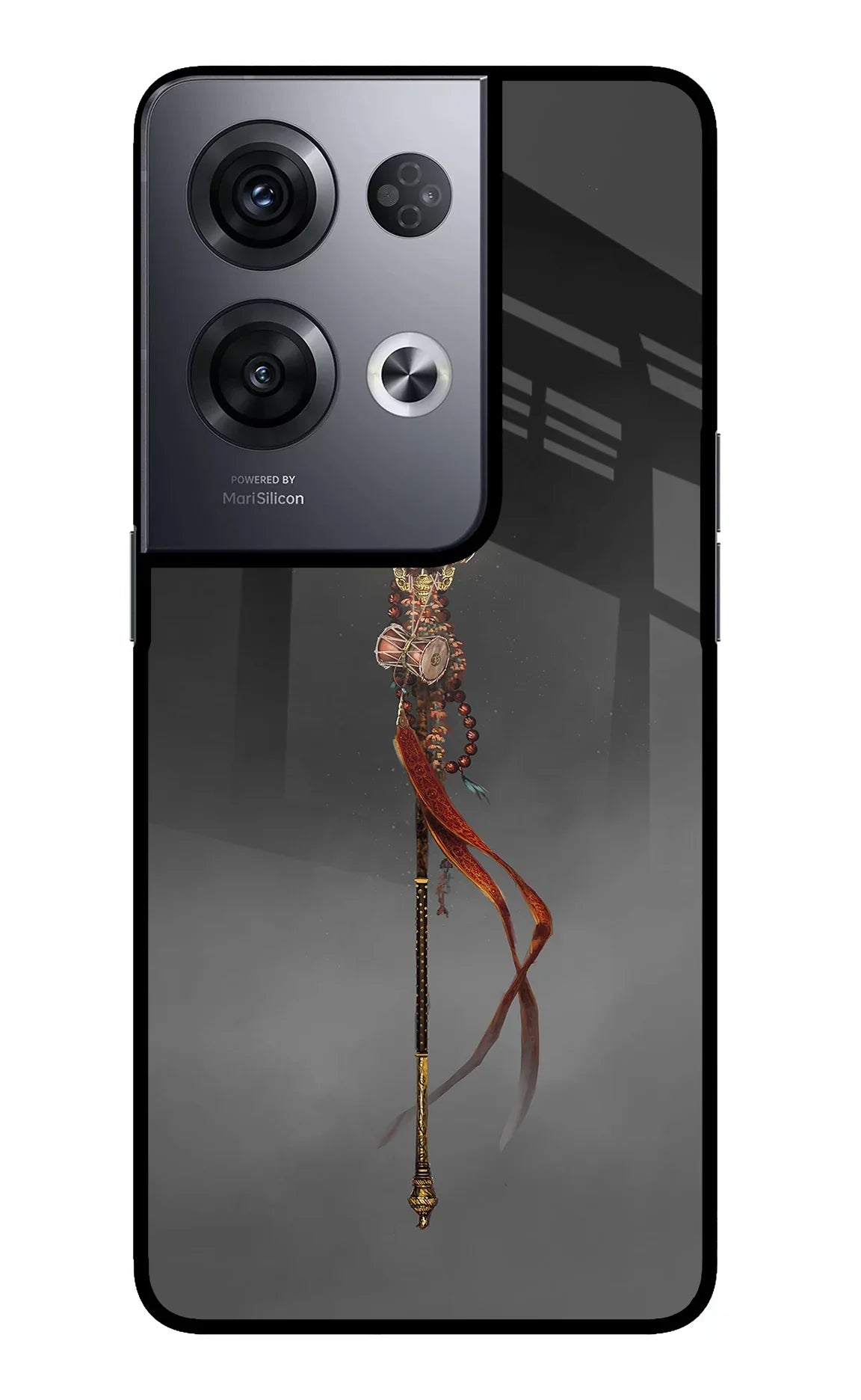 Shiv Trishul Oppo Reno8 Pro Glass Case