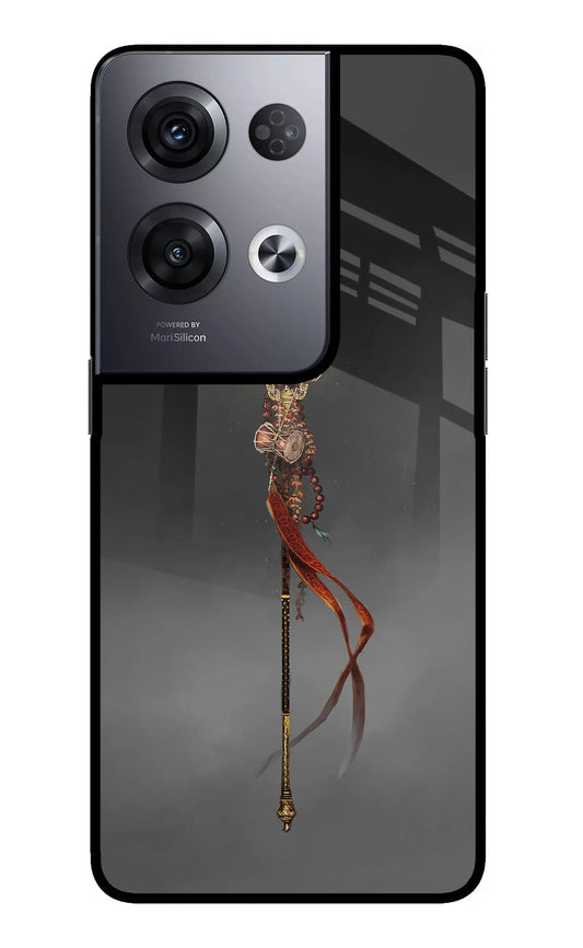 Shiv Trishul Oppo Reno8 Pro Glass Case