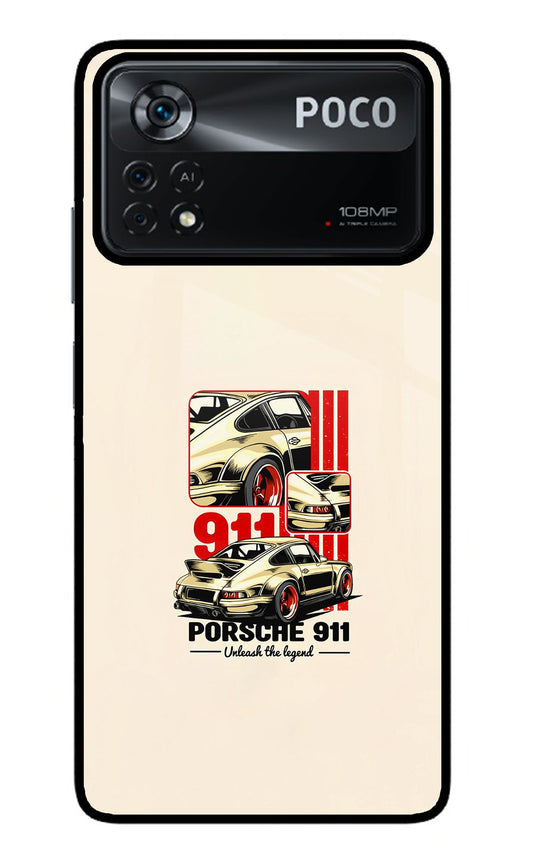 Classic Porsche 911 Poco X4 Pro Back Cover