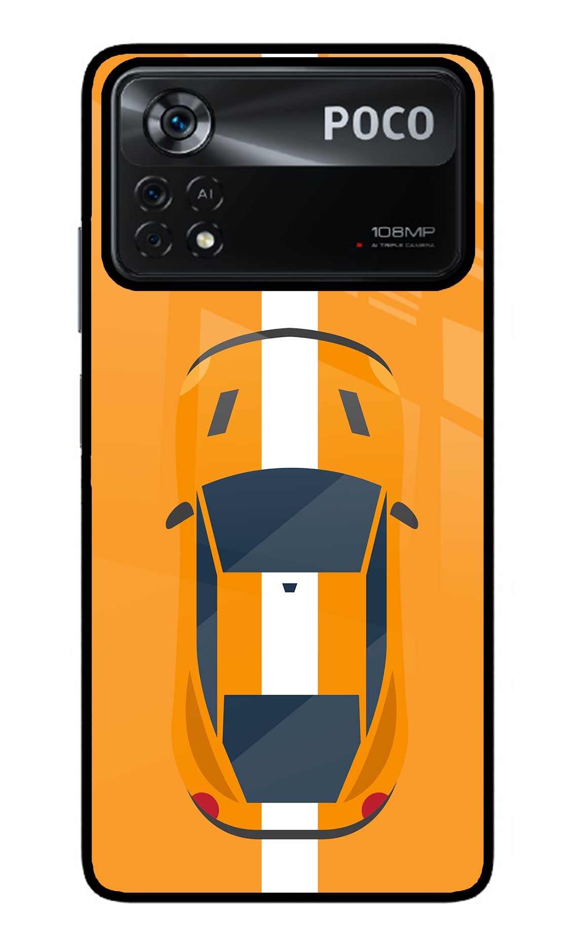 Highway Pursuit Poco X4 Pro Glass Case