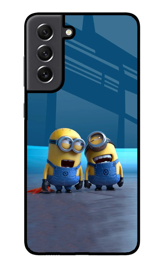 Minion Laughing Samsung S21 FE 5G Back Cover