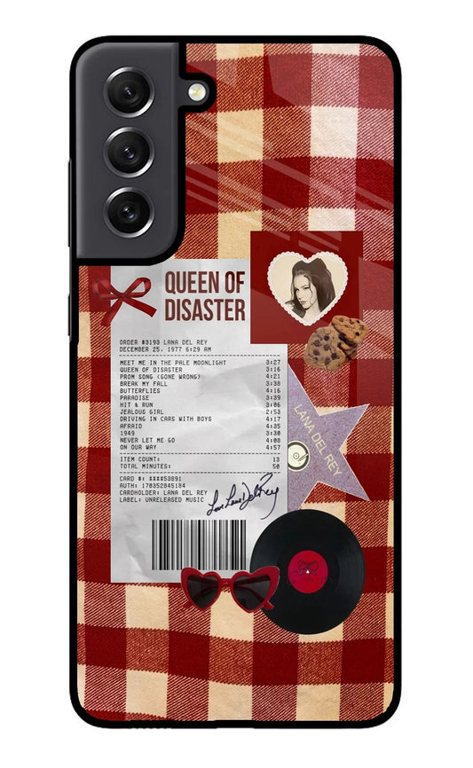 Queen of Disaster Samsung S21 FE 5G Glass Case