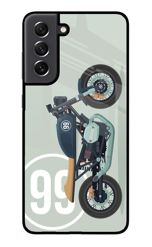 Classic Cafe Racer 99 Samsung S21 FE 5G Glass Case
