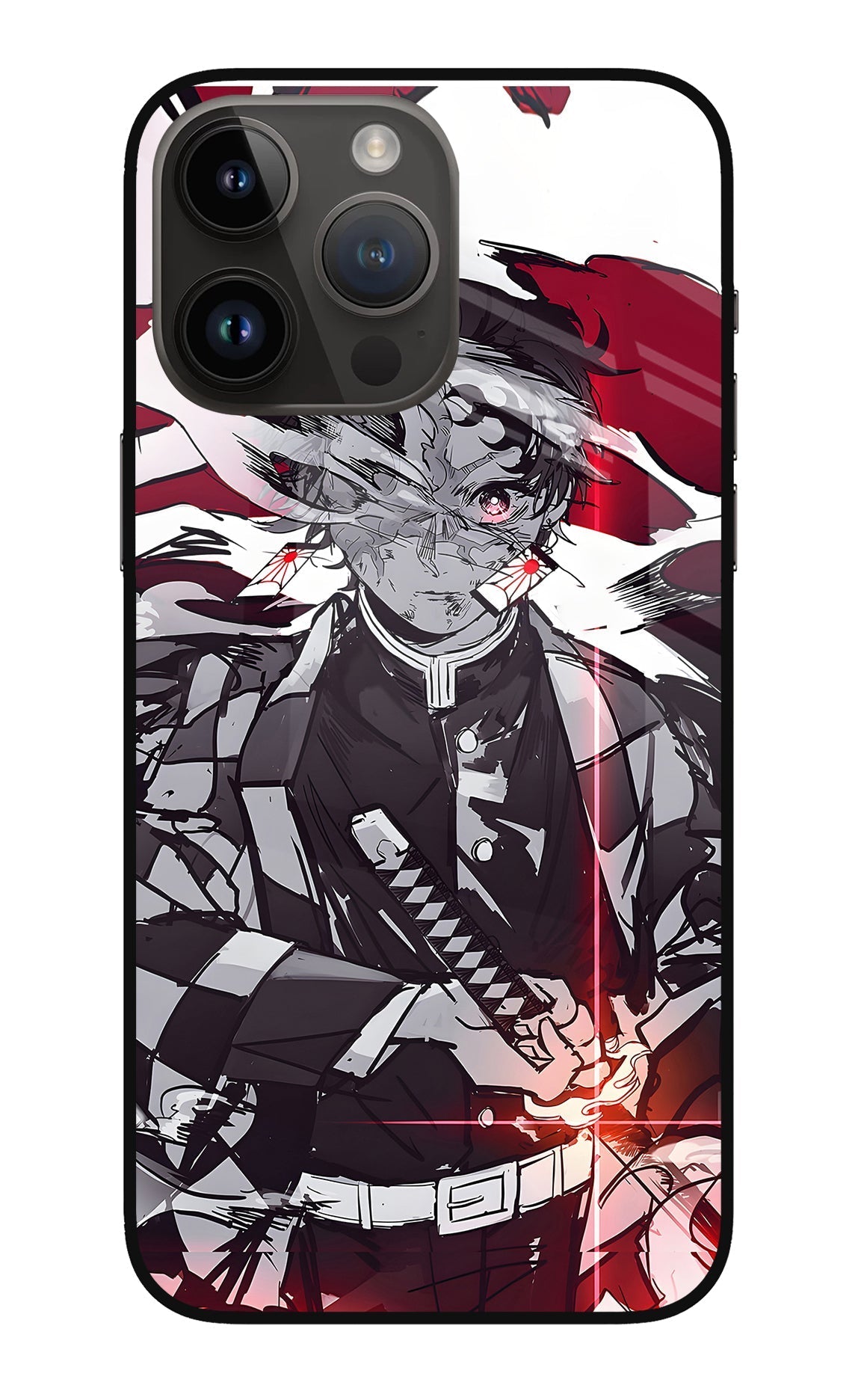 Demon Slayer iPhone 14 Pro Max Glass Case