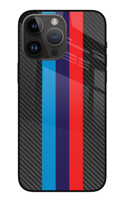 BMW Stripes Pattern iPhone 14 Pro Max Back Cover