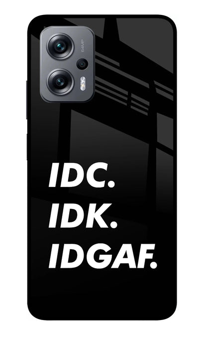 Idc Idk Idgaf Redmi K50i Back Cover