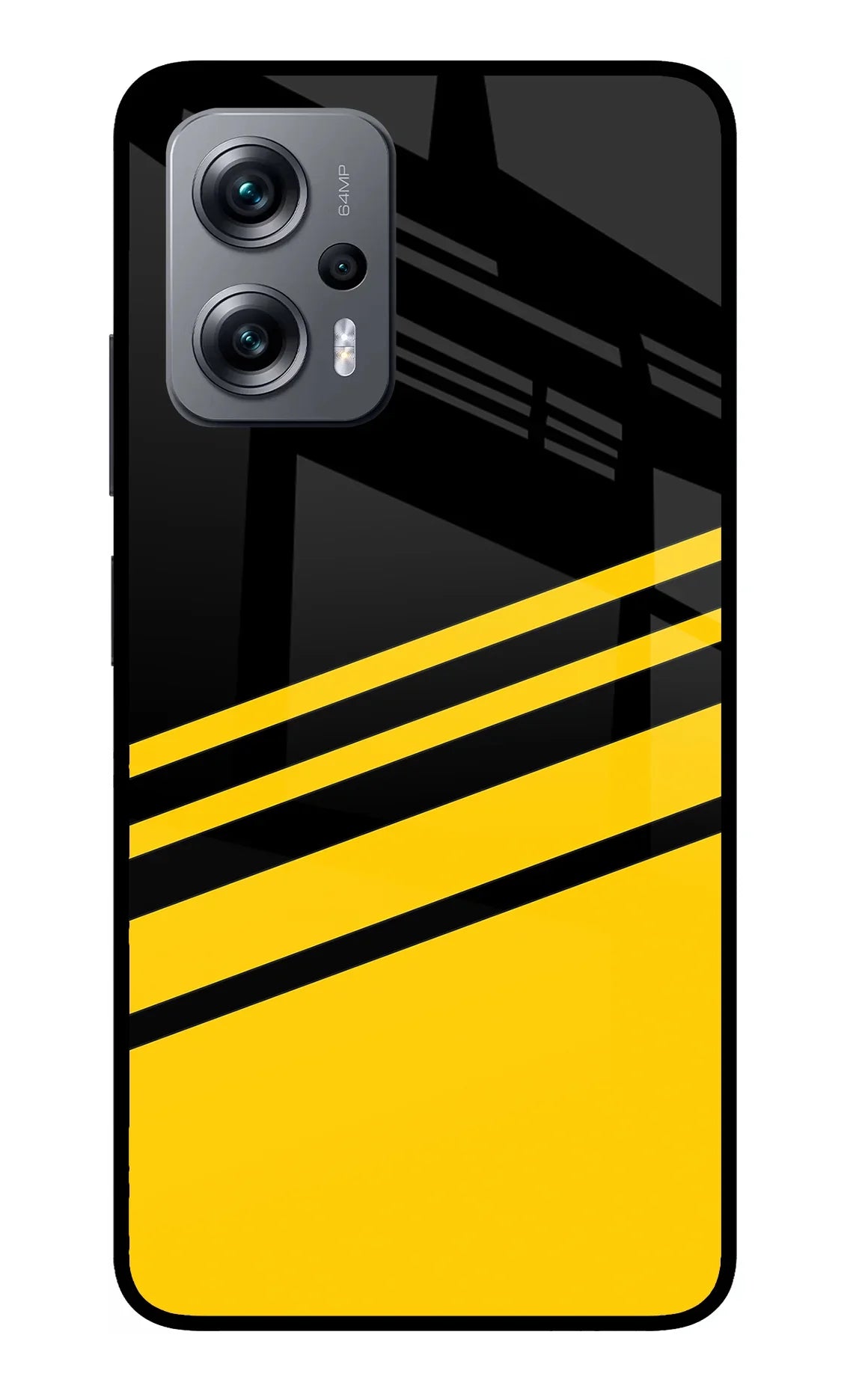 Yellow Shades Redmi K50i Glass Case