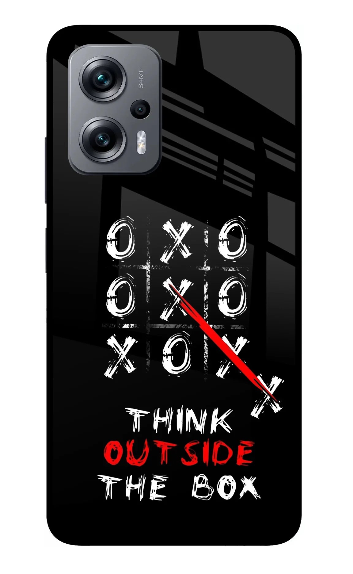 Think out of the BOX Redmi K50i Glass Case