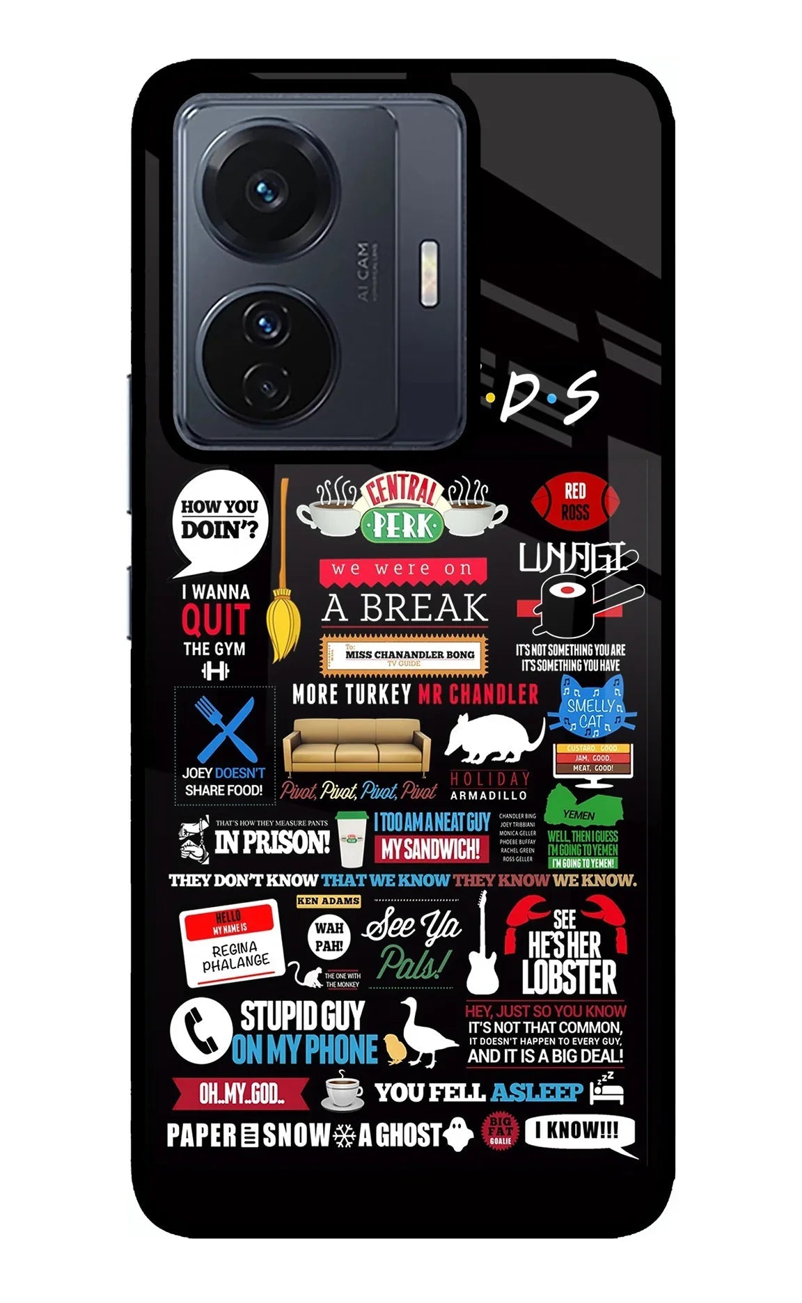 FRIENDS Vivo T1 Pro 5G Back Cover