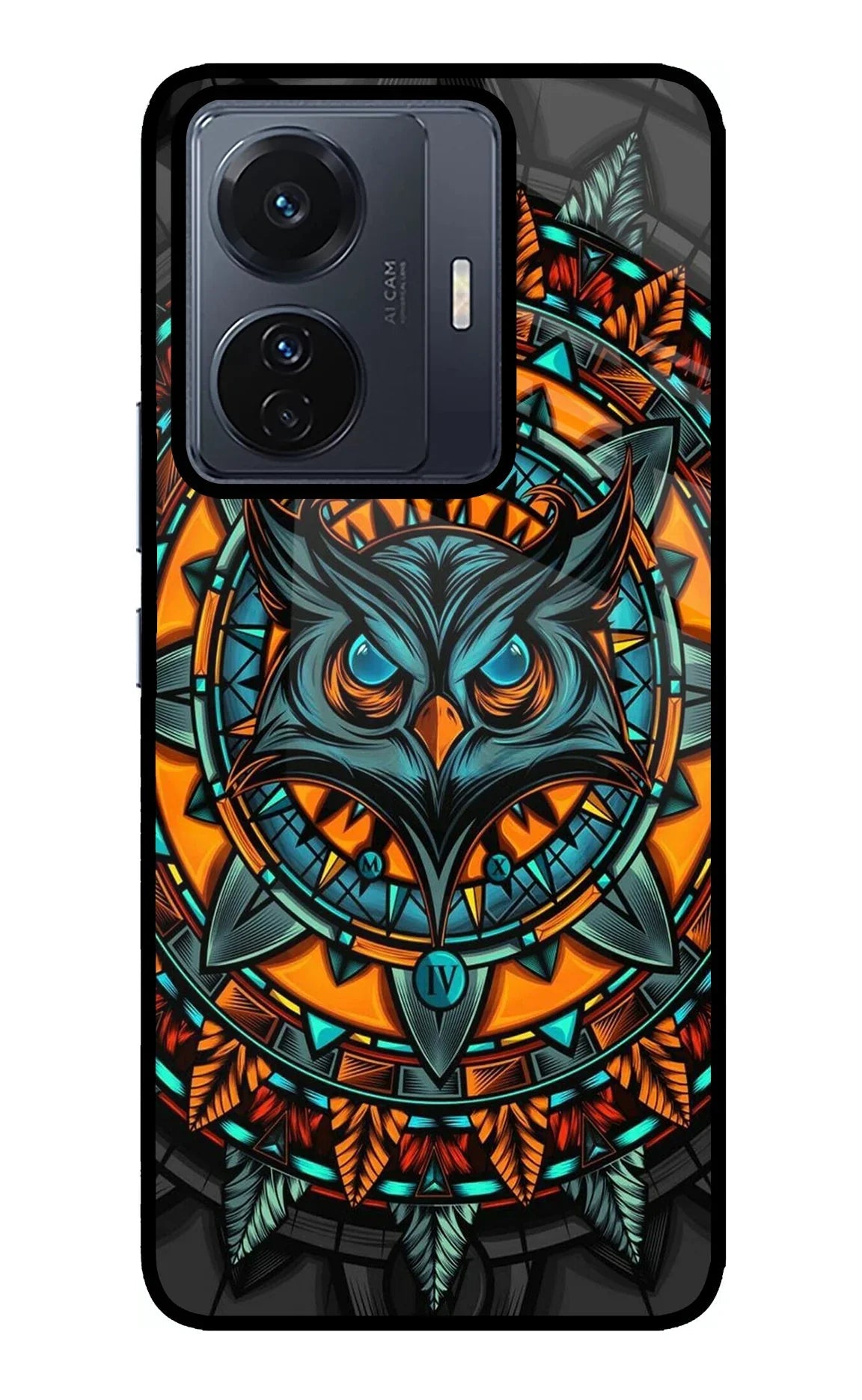 Angry Owl Art Vivo T1 Pro 5G Back Cover