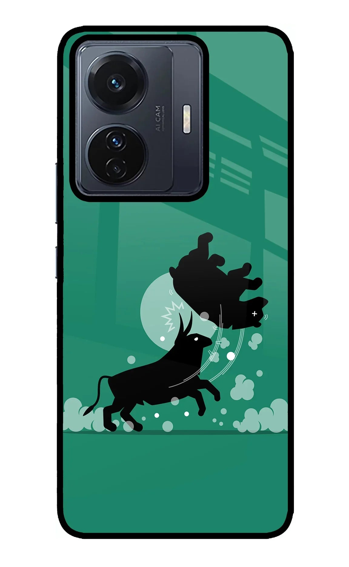 Bull Conqueror Vivo T1 Pro 5G Glass Case