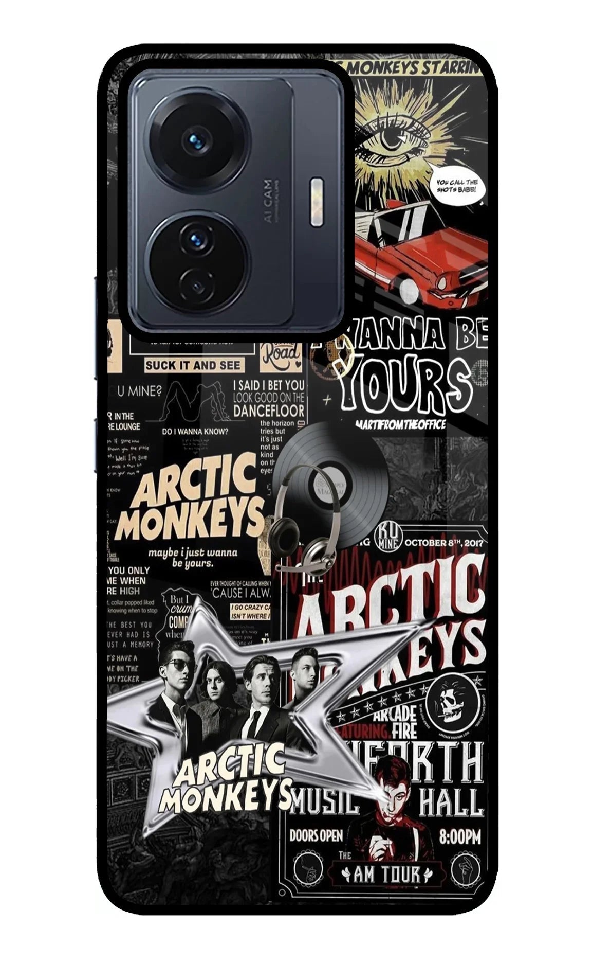 Arctic Monkeys Vivo T1 Pro 5G Glass Case
