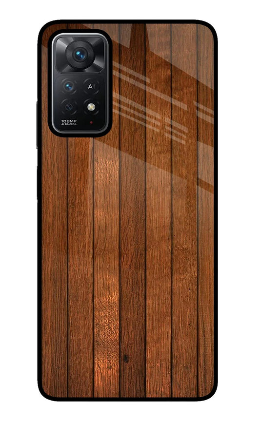 Wooden Artwork Bands Redmi Note 11 Pro+ 5G Glass Case