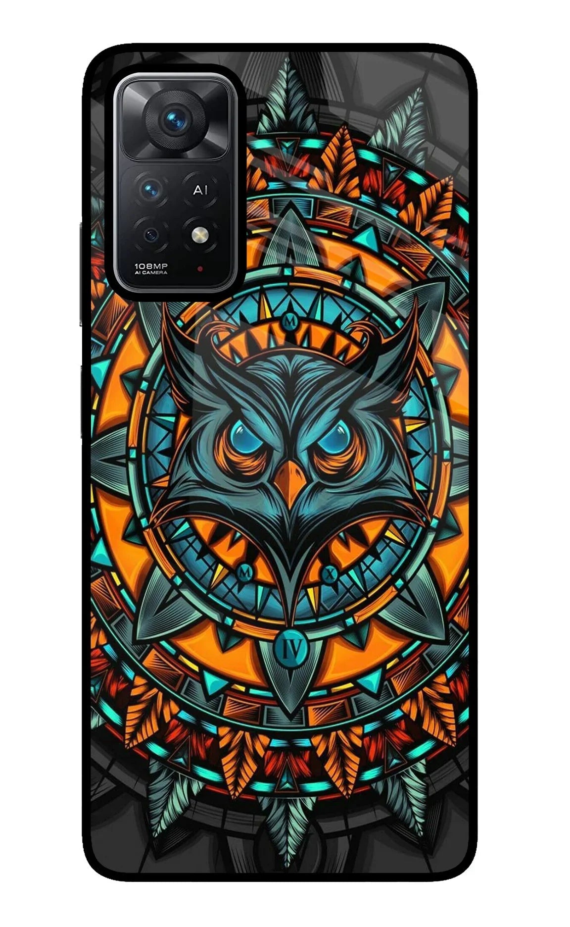 Angry Owl Art Redmi Note 11 Pro+ 5G Back Cover