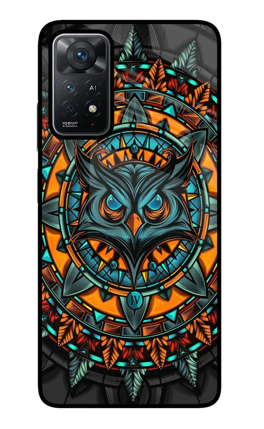 Angry Owl Art Redmi Note 11 Pro+ 5G Back Cover