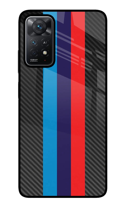 BMW Stripes Pattern Redmi Note 11 Pro+ 5G Back Cover