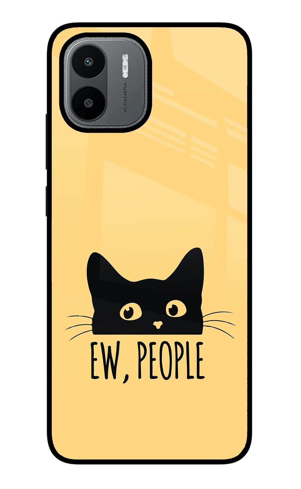 Ew People Catitude Redmi A1/A2 Glass Case