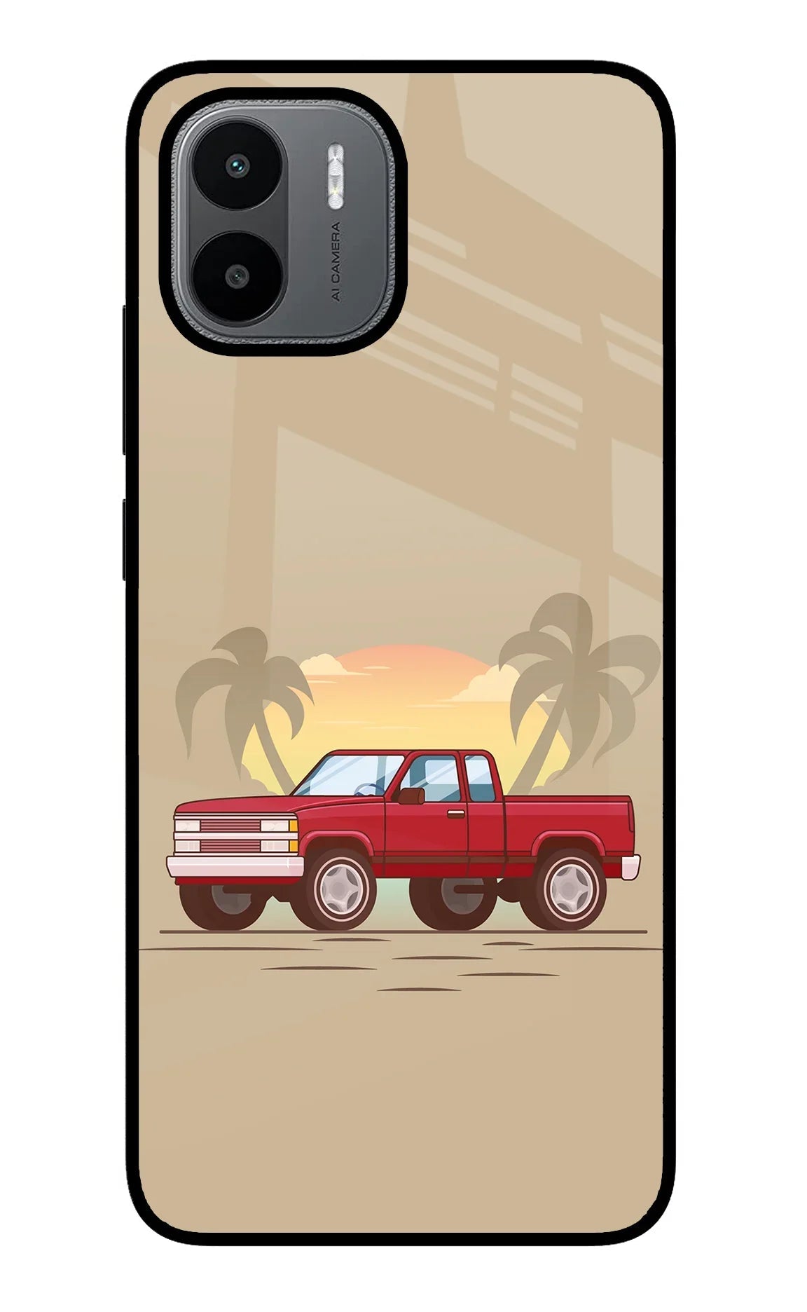 Desert Classic Drive Redmi A1/A2 Glass Case