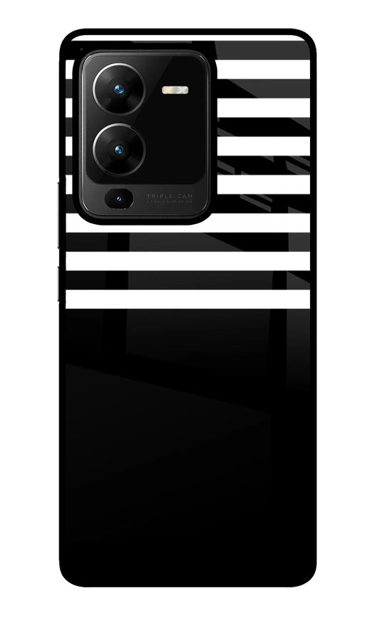 Black and White Print Vivo V25 Pro 5G Back Cover