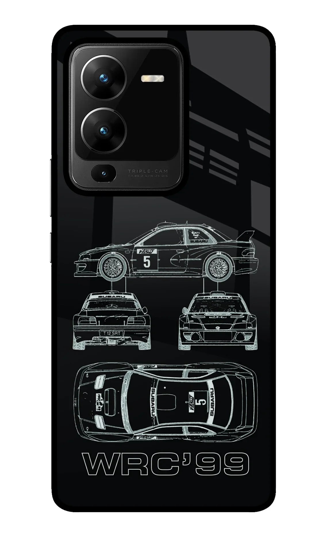 WRC'99 Vivo V25 Pro 5G Glass Case