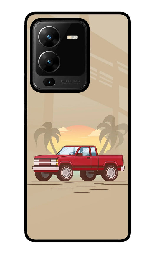 Desert Classic Drive Vivo V25 Pro 5G Glass Case