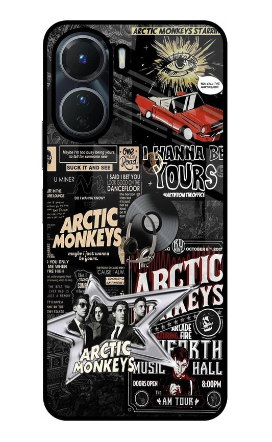 Arctic Monkeys Vivo Y16 Glass Case