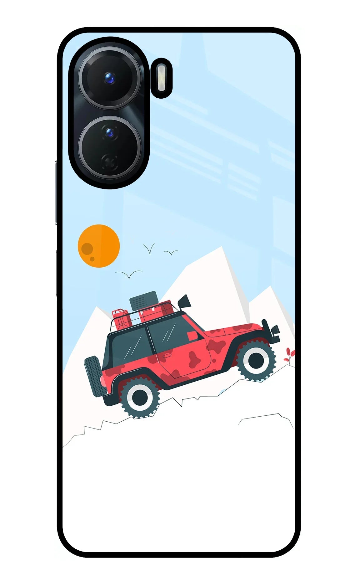 Mountain Trail Beast Vivo Y16 Glass Case