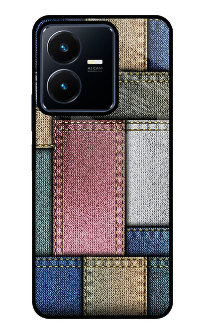 Multicolor Jeans Vivo Y22 Back Cover