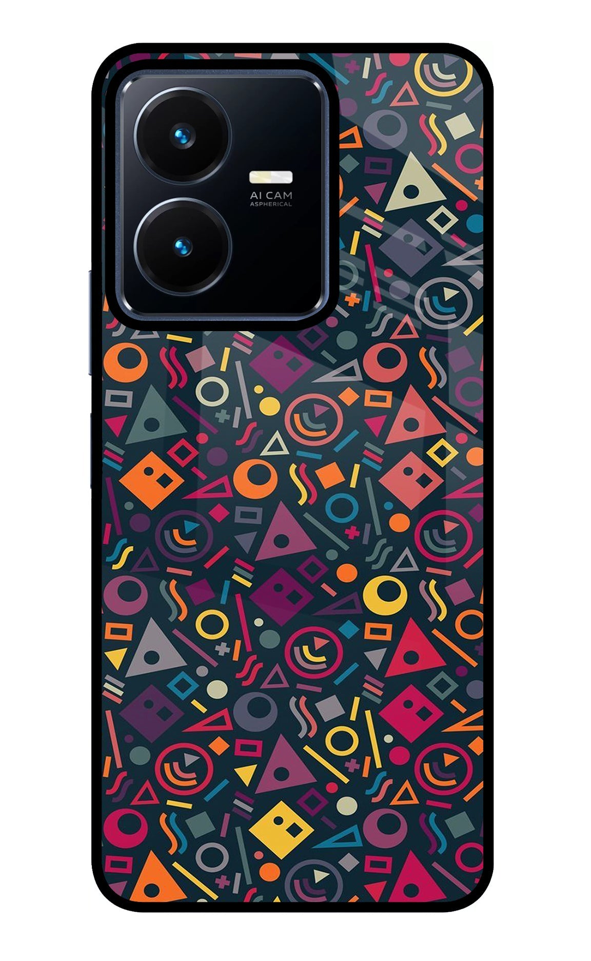 Geometric Abstract Vivo Y22 Back Cover