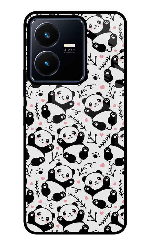 Cute Panda Vivo Y22 Back Cover