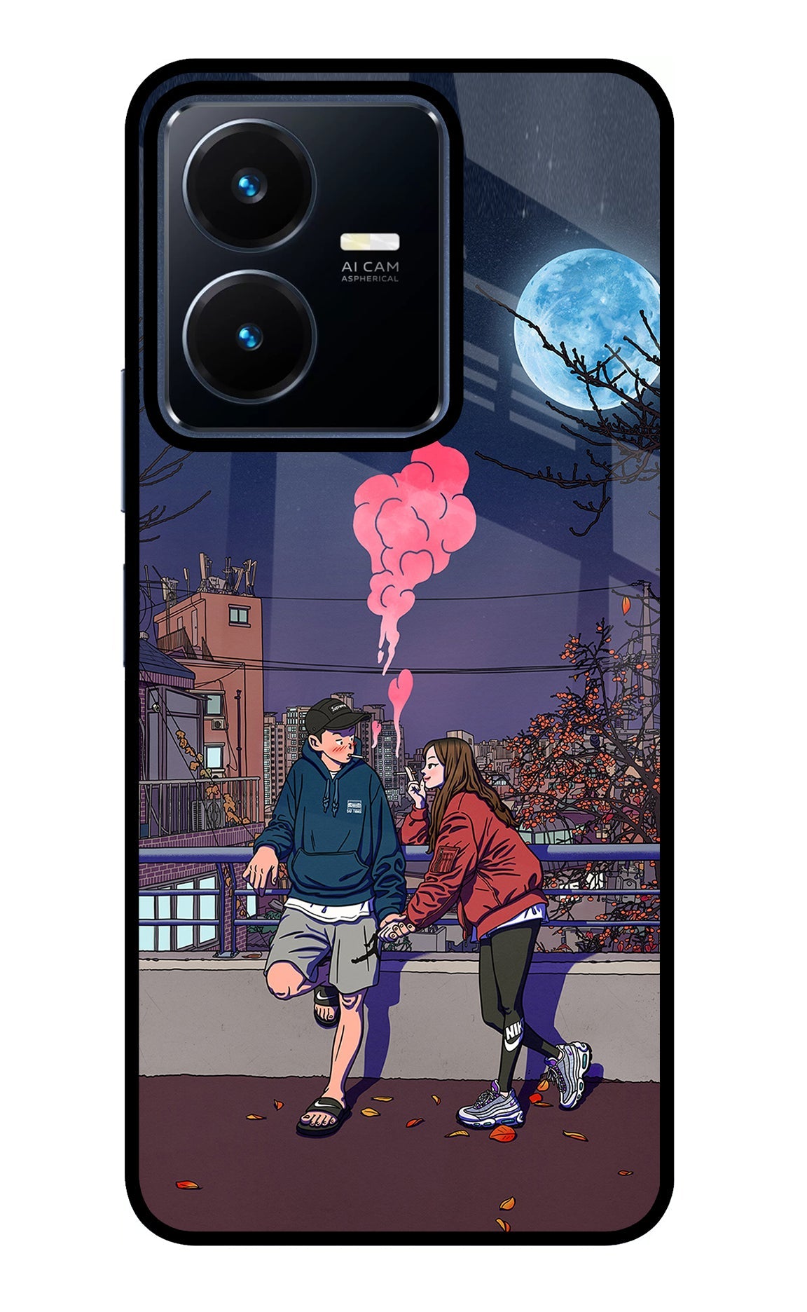 Chilling Couple Vivo Y22 Back Cover