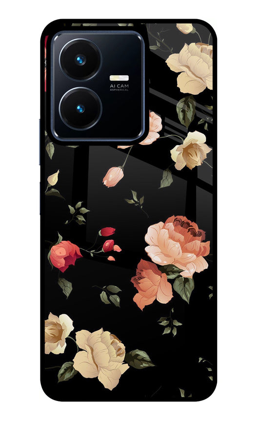 Flowers Vivo Y22 Back Cover