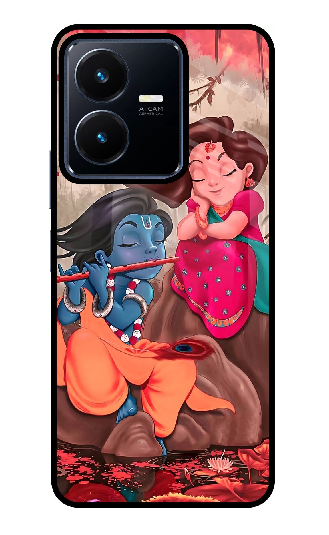 Radhe Krishna Vivo Y22 Back Cover