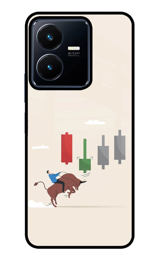 Bull Trading Momentum Vivo Y22 Glass Case