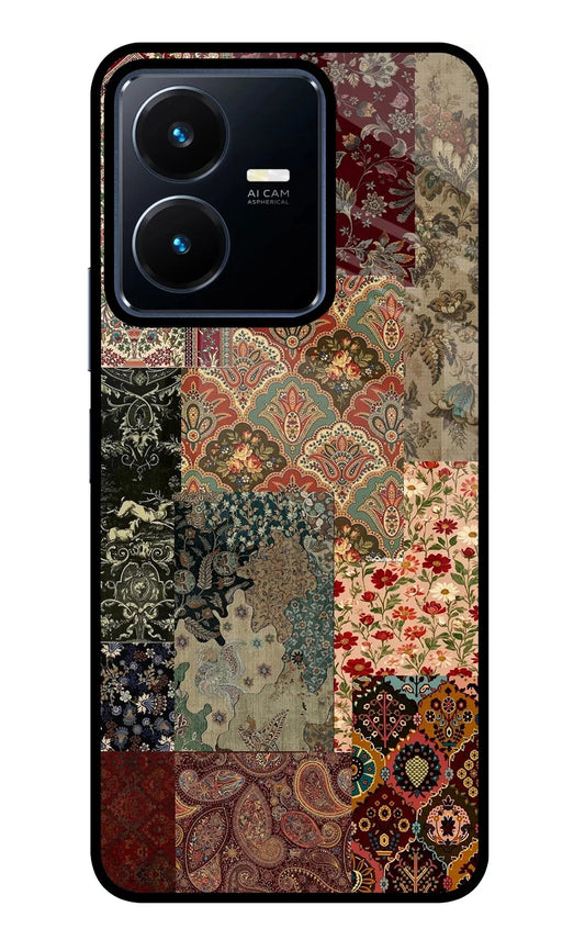 Desi Print Vivo Y22 Glass Case