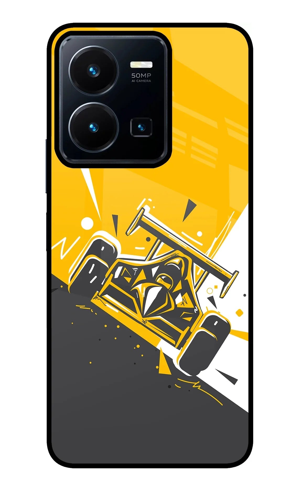 Track King Vivo Y35 Glass Case