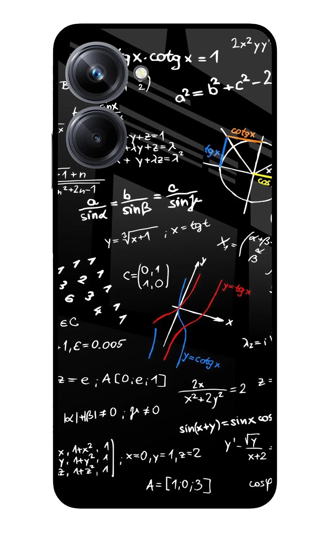 Mathematics Formula Realme 10 Pro 5G Glass Case
